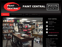 Tablet Screenshot of paintcentral.net.au